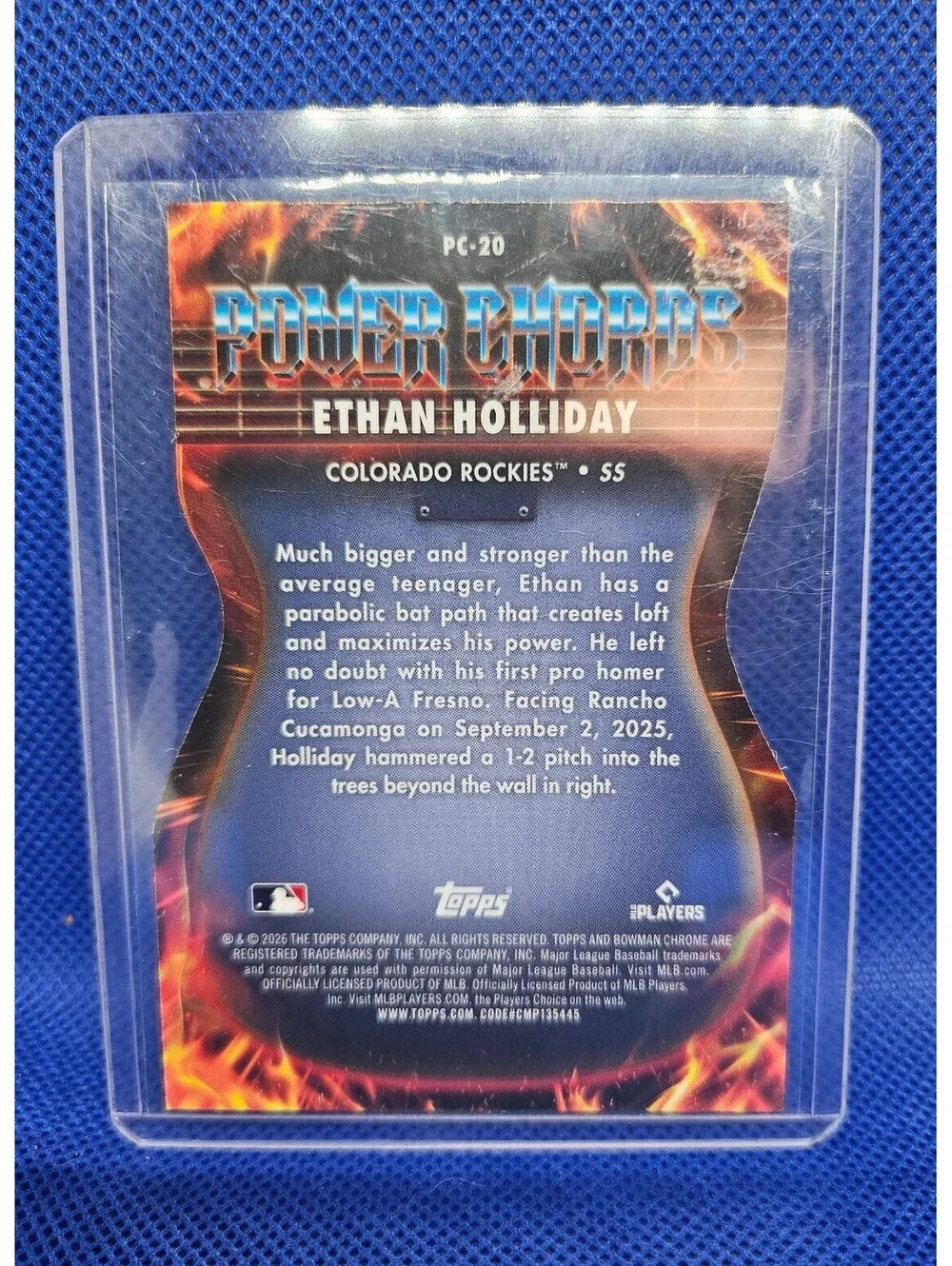 Ethan Holliday #PC-20 - 2026 Bowman Power Chords die-cut insert